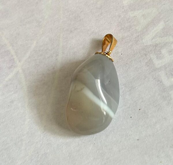 Agate Botswana pendentif