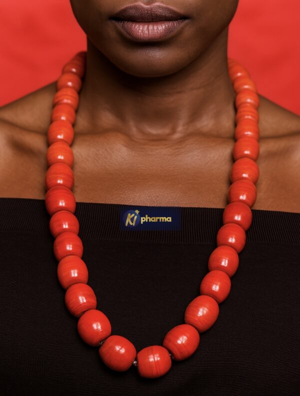 Collier de perle en terre cuite